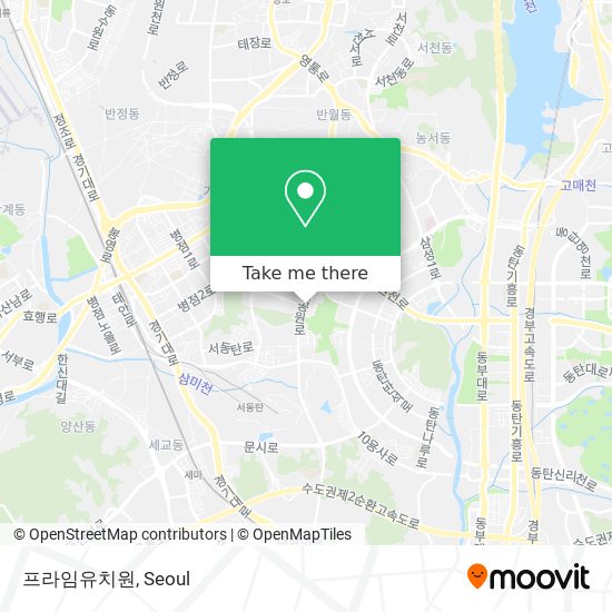 프라임유치원 map