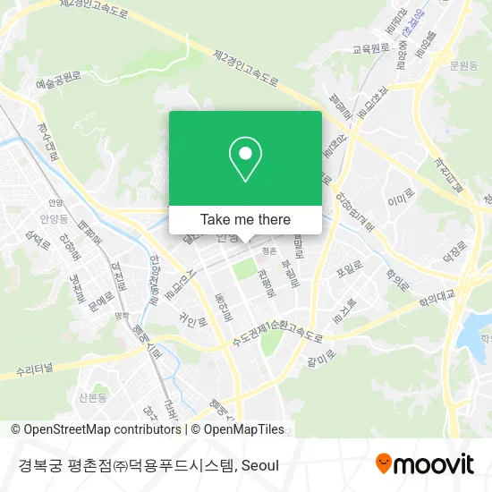 경복궁 평촌점㈜덕용푸드시스템 map