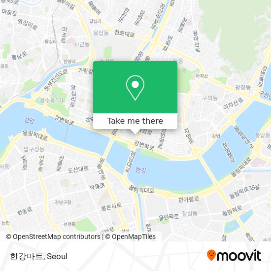 한강마트 map