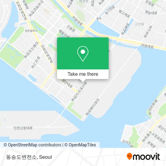 동송도변전소 map