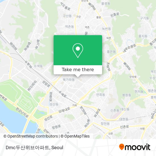 Dmc두산위브아파트 map