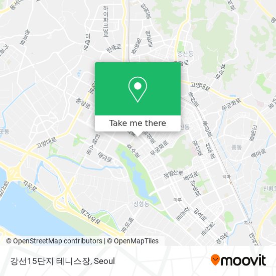 강선15단지 테니스장 map
