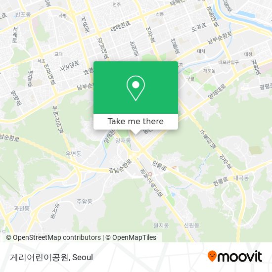 게리어린이공원 map