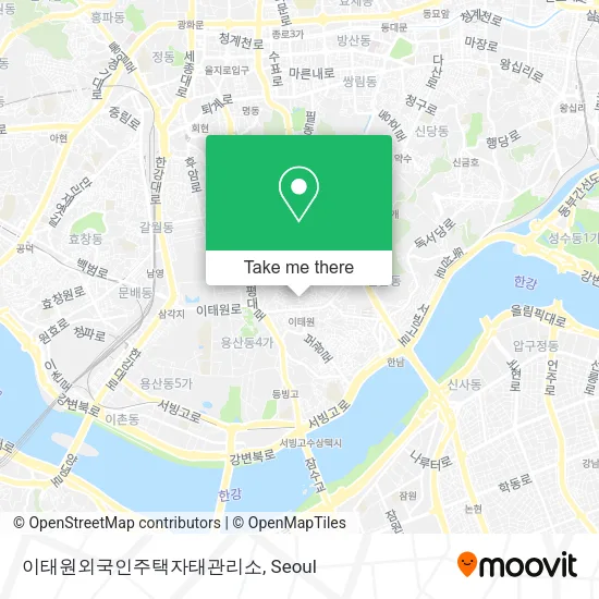 이태원외국인주택자태관리소 map