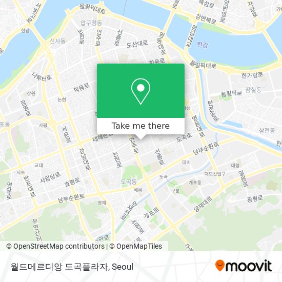 월드메르디앙 도곡플라자 map