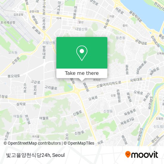 빛고을양천식당24h map