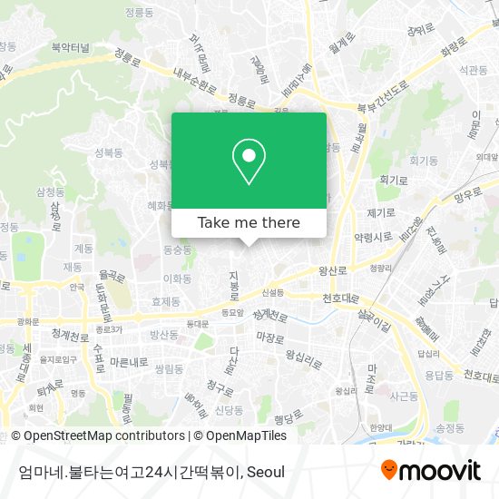 엄마네.불타는여고24시간떡볶이 map