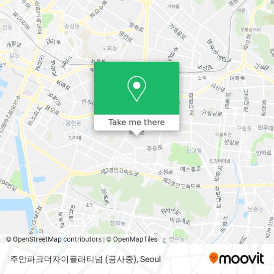 주안파크더자이플래티넘 (공사중) map