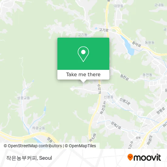 작은농부커피 map