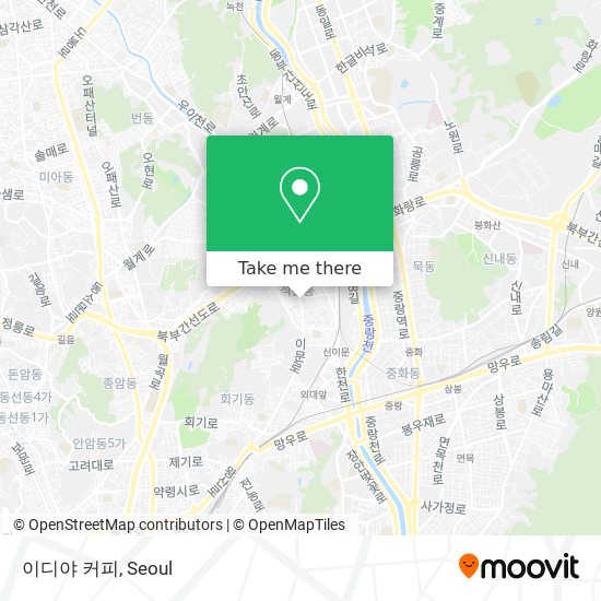 이디야 커피 map