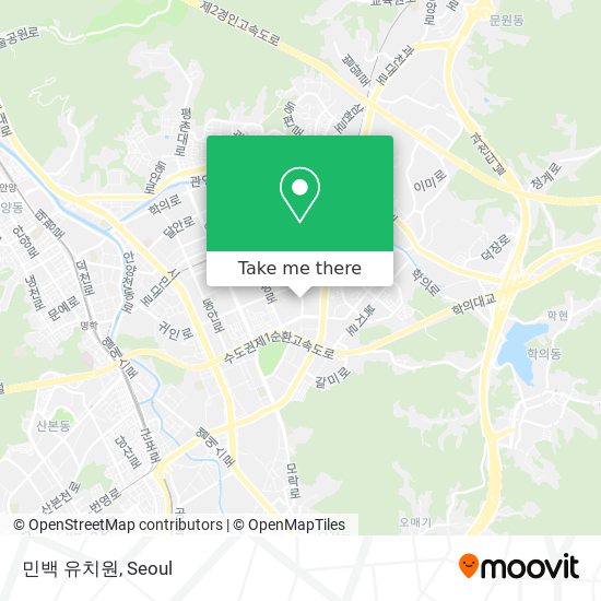 민백 유치원 map