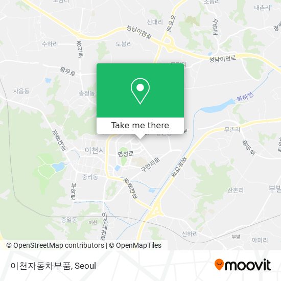 이천자동차부품 map