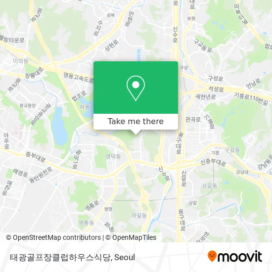 태광골프장클럽하우스식당 map