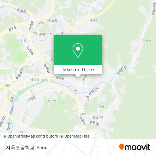 지축초등학교 map