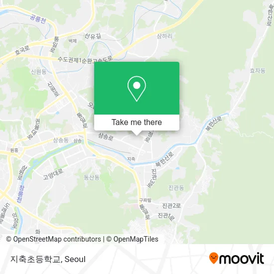 지축초등학교 map