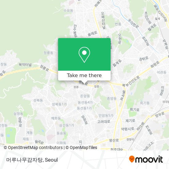 머루나무감자탕 map