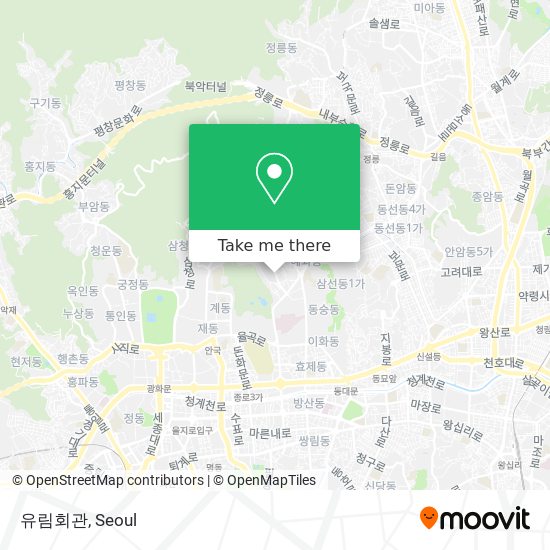 유림회관 map
