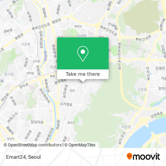 Emart24 map