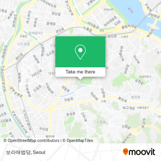 보라매법당 map