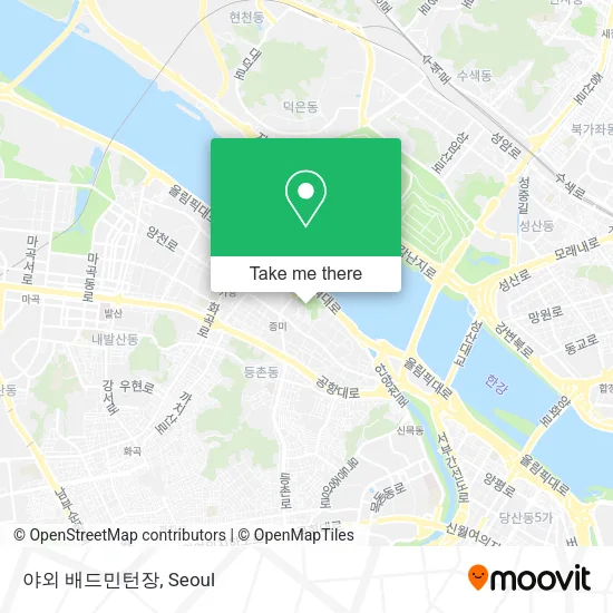 야외 배드민턴장 map