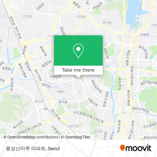 풍성신미주 아파트 map