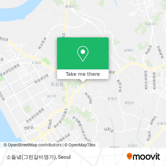 소들녘(그린갈비명가) map