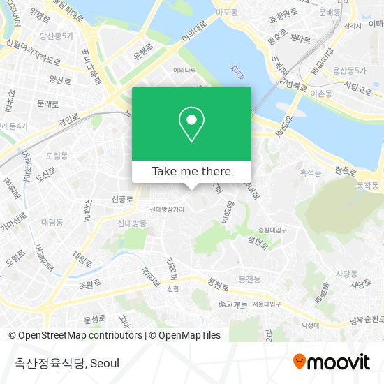 축산정육식당 map