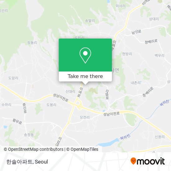 한솔아파트 map