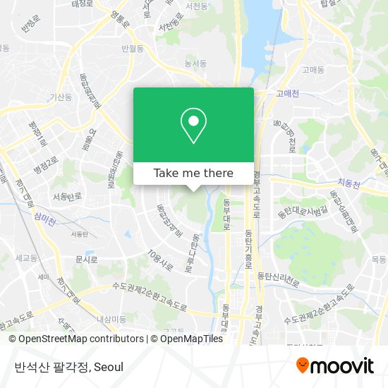 반석산 팔각정 map