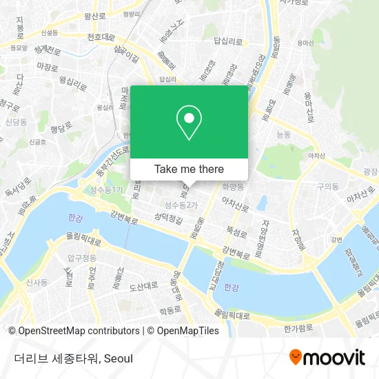 더리브 세종타워 map