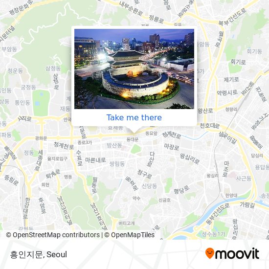 흥인지문 map