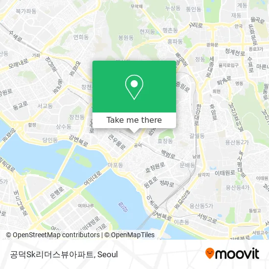 공덕Sk리더스뷰아파트 map