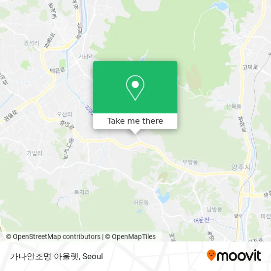 가나안조명 아울렛 map