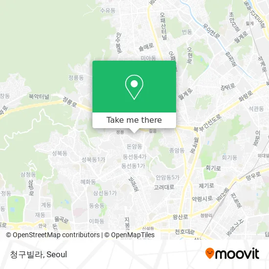 청구빌라 map