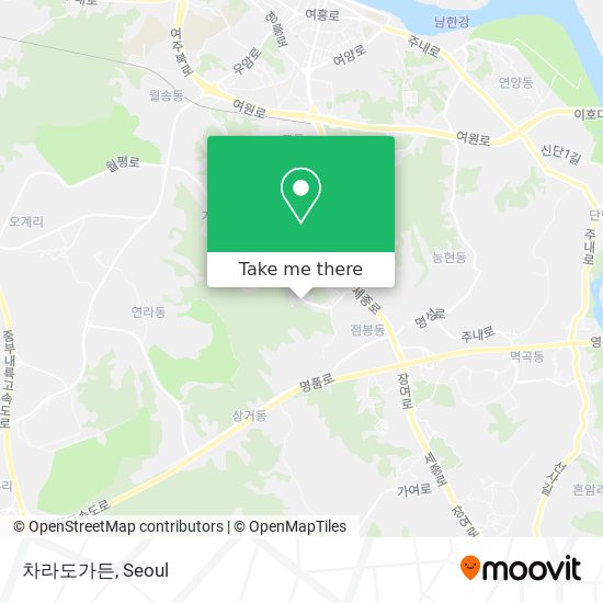 차라도가든 map