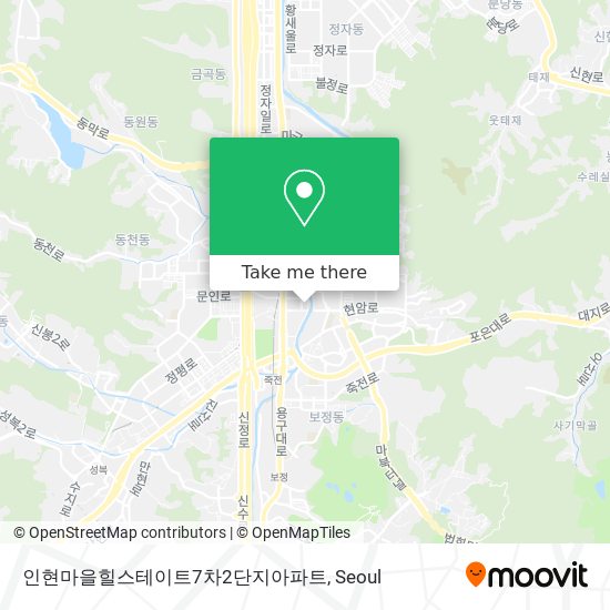 인현마을힐스테이트7차2단지아파트 map