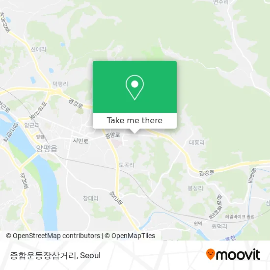 종합운동장삼거리 map