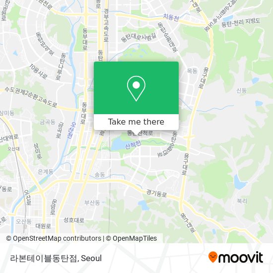 라본테이블동탄점 map