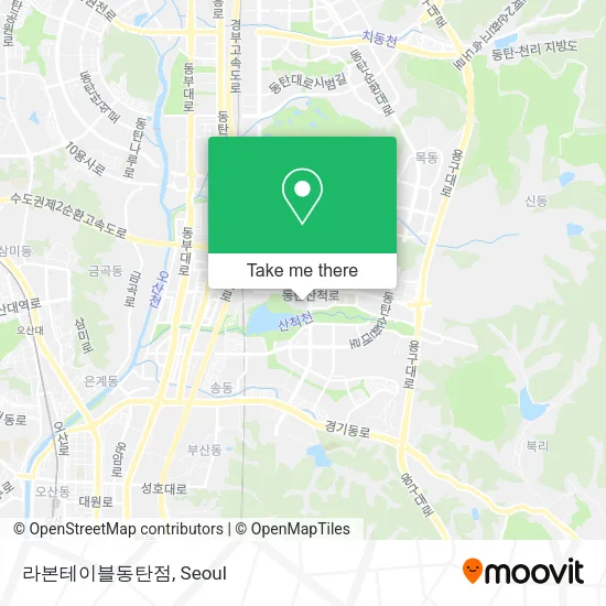 라본테이블동탄점 map