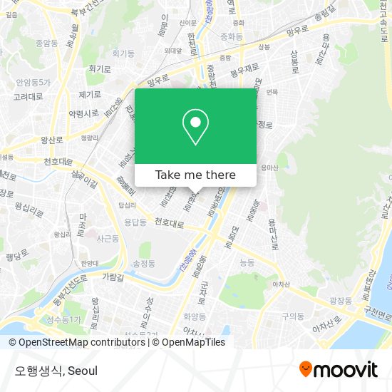 오행생식 map