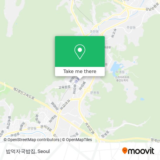 밥먹자국밥집 map