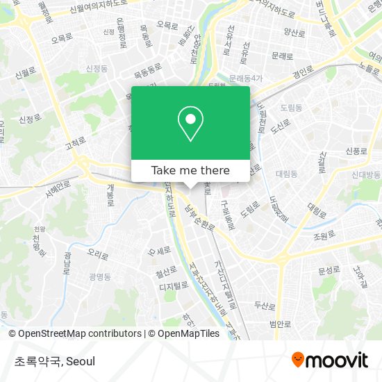 초록약국 map