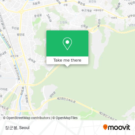 장군봉 map