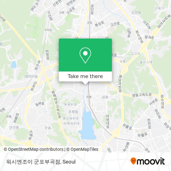 워시엔조이 군포부곡점 map