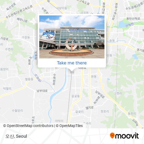 오산 map