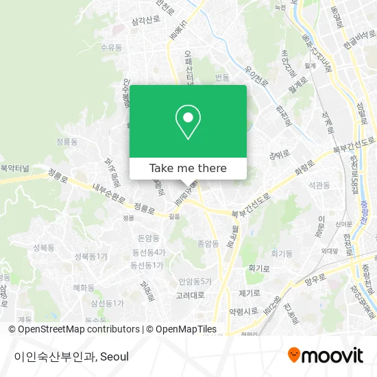 이인숙산부인과 map