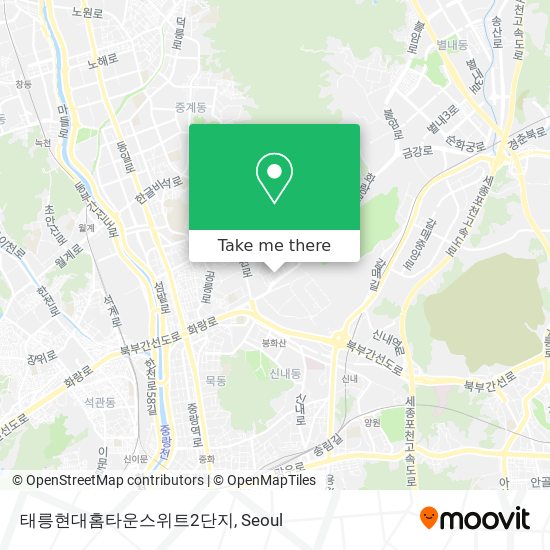 태릉현대홈타운스위트2단지 map