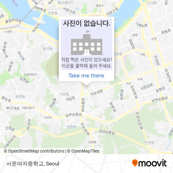 서문여자중학교 map