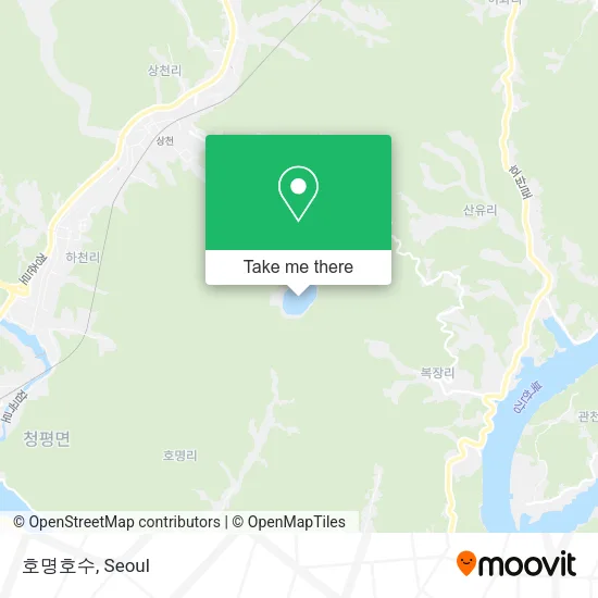 호명호수 map