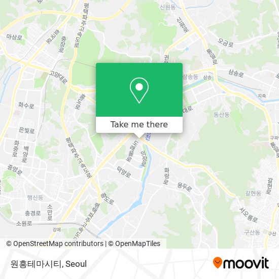 원흥테마시티 map